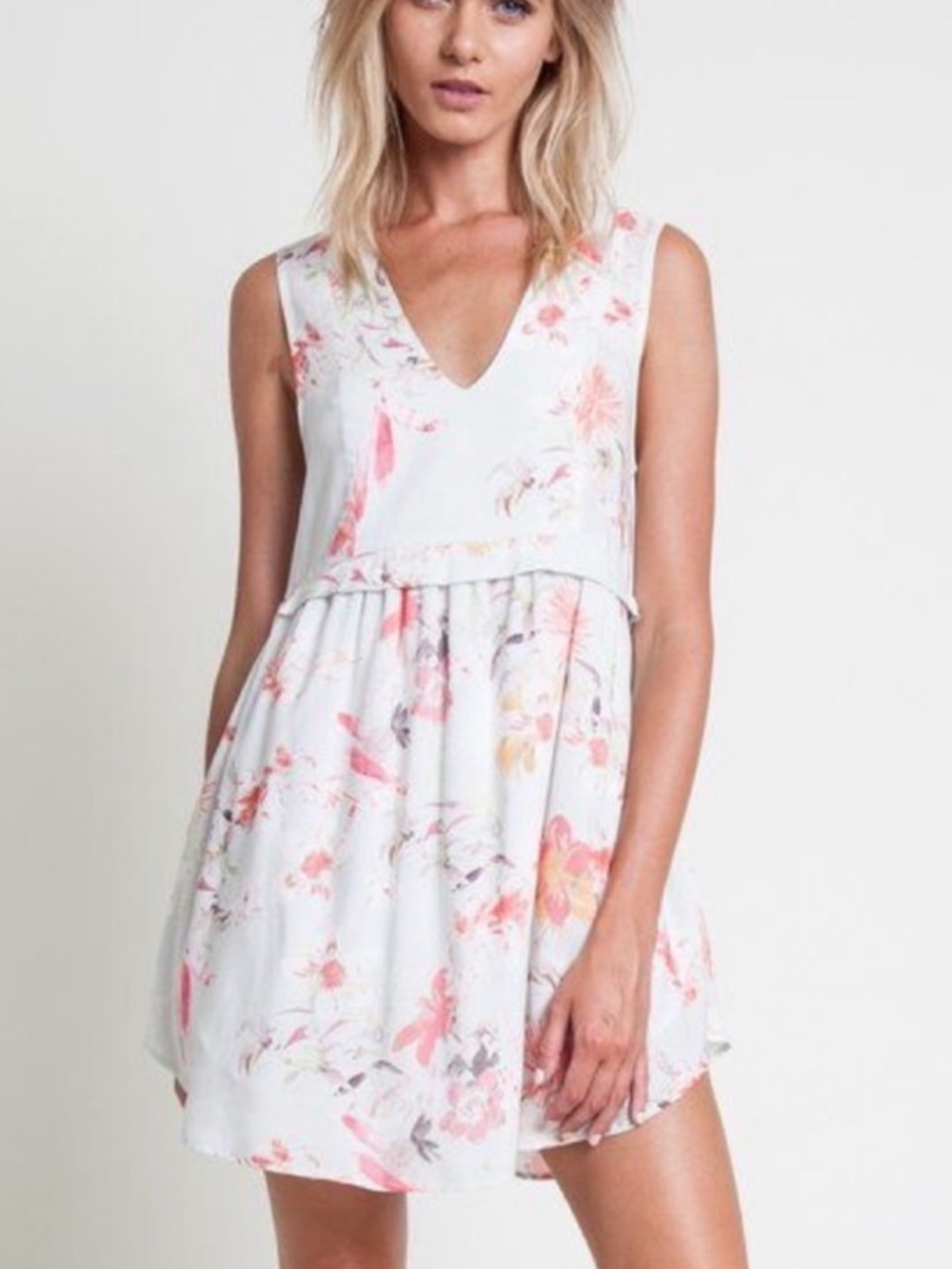 dRA Los Angeles Alhena Dress w/ pockets – Sunrise Floral – XS